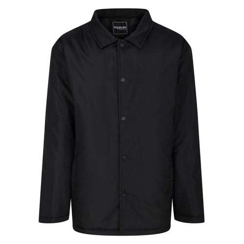 Bigdude Padded Coach Jacket Black